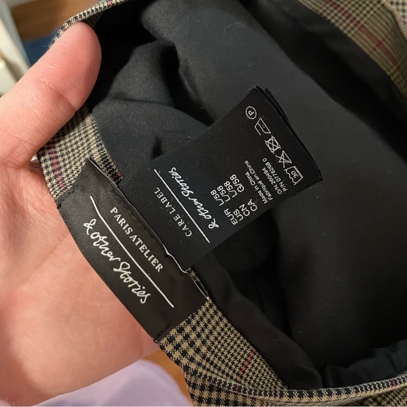 & other stories plaid beret - Picture 3 of 3